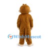 Monkey Mascot Costume in Golden Brown with Cream Face