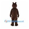 Squirrel Mascot Costume in Brown with White Belly and Long Tail