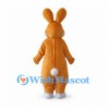 Rabbit Mascot Costume in Golden Brown with White Chest and Paws
