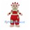 Doll Mascot Costume with Green Shirt and Red Overalls
