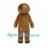 Sloth Mascot Costume in Brown with Round Face and White Claws