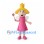 Fairy Mascot Costume with Pink Dress Yellow Crown Hat and Wand