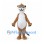 Meerkat Mascot Costume in Tan with White Belly and Long Tail