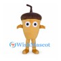 Acorn Mascot Costume with Brown Cap and Long Stem