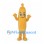 Banana Mascot Costume in Yellow with Smiling Face and Matching Legs