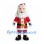Santa Claus Mascot Costume with Long White Beard