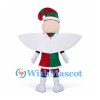 Christmas Fairy Mascot Costume with Red and Green Outfit