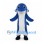 Blue Dolphin Mascot Costume with White Belly