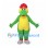 Green Turtle Mascot Costume with Red Cap