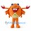 Orange Crab Mascot Costume with Red Claws