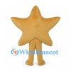Gold Starfish Mascot Costume with Orange Spots