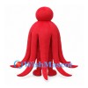 Red Octopus Mascot Costume with Long Tentacles