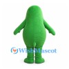 Green Seal Mascot Costume with White Belly