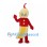 Banana Mascot Costume with Red Jacket and Gloves