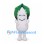 White Eggplant Mascot Costume with Green Leaf Top
