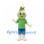 Onion Mascot Costume with Green Shirt and Blue Shorts