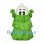 Onion Mascot Costume with Layered Green Leaf Dress