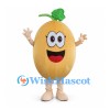 Melon Mascot Costume with Green Leaf Stem