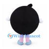 Chocolate Sandwich Cookie Mascot Costume with Pink Eyelashes