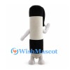 Marker Pen Mascot Costume in Black and White