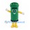 Green Postbox Mascot Costume with Yellow Arms and Boots