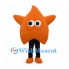Orange Star Mascot Costume with Black Legs