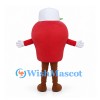 Tomato Mascot Costume with White Chef Hat