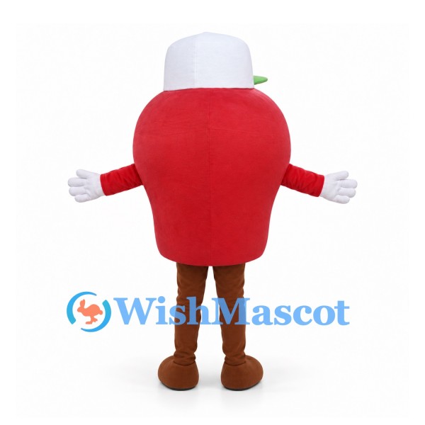 Tomato Mascot Costume with White Chef Hat