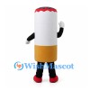 Cigarette Mascot Costume with Red Ash Rim and Black Arms