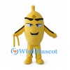 Yellow Whistle Mascot Costume with Raised Mouthpiece