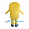 Yellow Mobile Phone Mascot Costume with Number Keypad