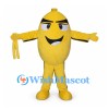Yellow Whistle Mascot Costume with Outstretched Arms