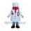 Medicine Bottle Mascot Costume with White Lab Coat and Stethoscope