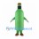 Green Bottle Mascot Costume with Brown Cork Top