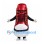 Red High-Top Sneaker Mascot Costume with Black Laces