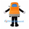 Orange Car Mascot Costume with Blue Windshield