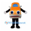Orange Car Mascot Costume with Blue Windshield