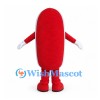 Red Sneaker Mascot Costume with White Laces