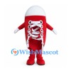 Red Sneaker Mascot Costume with White Laces