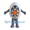 Remote Control Mascot Costume in Gray with Orange Buttons
