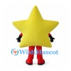 Yellow Star Mascot Costume with Red Legs