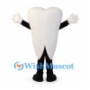 Tooth Mascot Costume with Black Arms and Legs