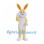 Yellow Rabbit Mascot Costume with White Belly