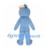 Blue Seal Mascot Costume with White Sailor Hat