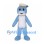 Blue Seal Mascot Costume with White Sailor Hat