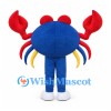 Blue Crab Mascot Costume with Red Claws