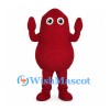 Red Lobster Mascot Costume with Rounded Body and Small Claws