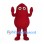 Red Lobster Mascot Costume with Rounded Body and Small Claws