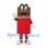 Chocolate Bar Mascot Costume with Red Wrapper