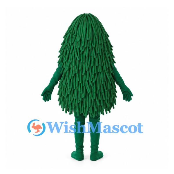 Shaggy Monster Mascot Costume in Green